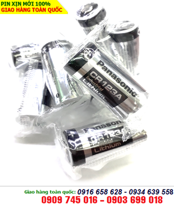 Pin 3V lithium Panasonic CR123A/CR17345 Industrial Cell chính hãng Made in INdonesia